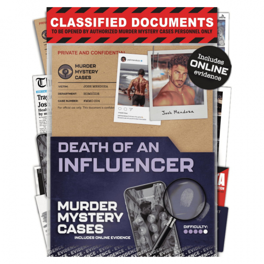 Murder Mystery Cases: Death of an Influencer i gruppen SÄLLSKAPSSPEL / Escape Room / Mordgåtor & utredningar hos Spelexperten (5065006752365)