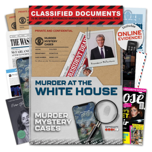 Murder Mystery Cases: Murder at the White House i gruppen Nyheter hos Spelexperten (5065006752563)