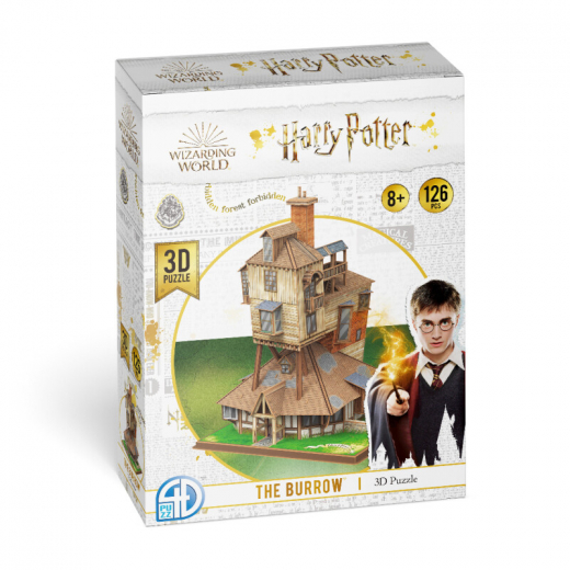 4D Model Kit - Harry Potter The Burrow 126 Bitar i gruppen PUSSEL / 3D pussel hos Spelexperten (51075)