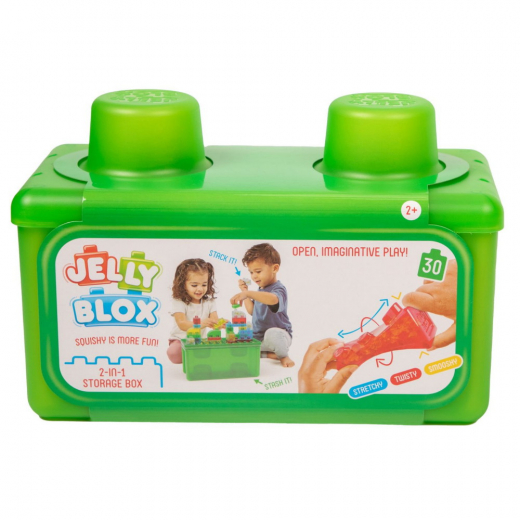 Jelly Blox 2-i-1 Förvaringslåda i gruppen LEKSAKER / Byggklossar hos Spelexperten (51125001)
