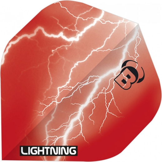 Bull's Flights - Lightning Red i gruppen SPELBORD / Dart / Tillbehör hos Spelexperten (51201)