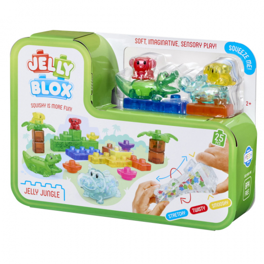Jelly Blox Jungle Set 25 delar i gruppen LEKSAKER / Byggklossar hos Spelexperten (51226019)