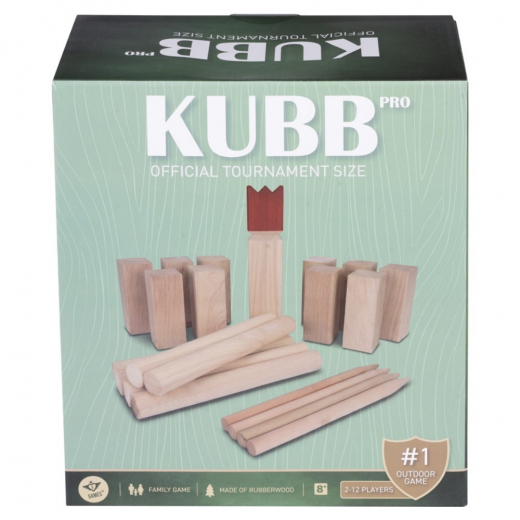 Engelhart Kubb Red King Pro - Gummiträ (Swe) i gruppen UTOMHUSSPEL / Kubb hos Spelexperten (513030)