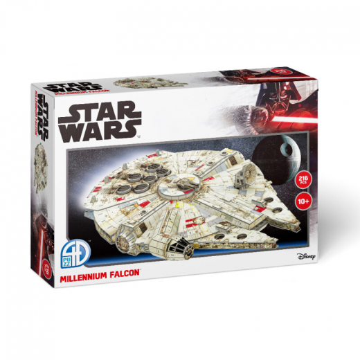 4D Model Kit -  Star Wars Millennium Falcon 216 Bitar i gruppen PUSSEL / 3D pussel hos Spelexperten (51401)