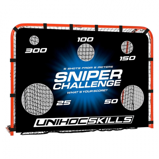 Unihoc Ball Buster Sniper Challenge 115 x 160 cm i gruppen UTOMHUSSPEL / Innebandy / Målbur, Sarg & Tillbehör hos Spelexperten (52097)