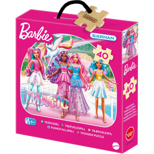 Kärnan Askpussel i trä - Barbie 30 bitar i gruppen PUSSEL / Barnpussel hos Spelexperten (524060)