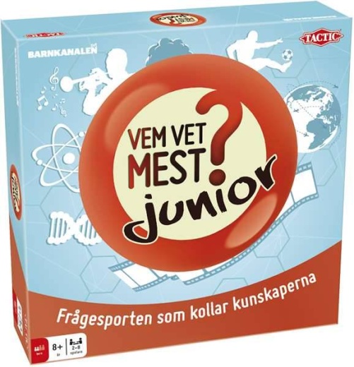 Vem Vet Mest? Junior i gruppen SÄLLSKAPSSPEL / Familjespel hos Spelexperten (54457)