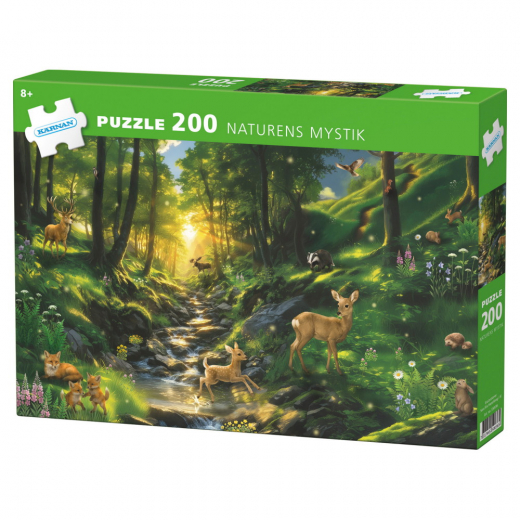Kärnan Pussel - Naturens Mystik 200 Bitar i gruppen PUSSEL / < 750 bitar hos Spelexperten (550036)