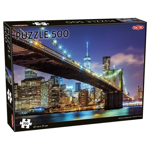 Tactic Pussel: Brooklyn Bridge 500 bitar i gruppen  hos Spelexperten (55262)