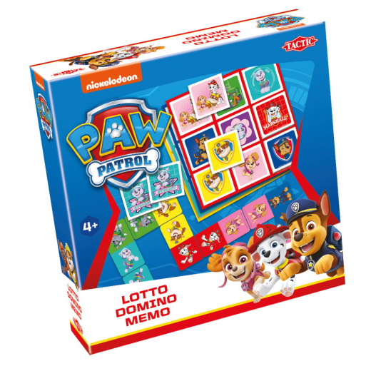 Paw Patrol - Lotto, Domino, Memo i gruppen SÄLLSKAPSSPEL / Barnspel hos Spelexperten (56203)