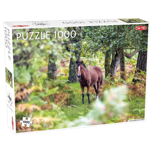 Tactic Pussel - Wild horses New forest 1000 Bitar i gruppen PUSSEL / 1000 bitar hos Spelexperten (56235)