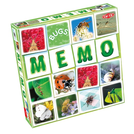 Memo - Bugs i gruppen SÄLLSKAPSSPEL / Barnspel hos Spelexperten (56315)