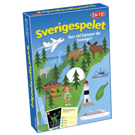 Sverigespelet i gruppen SÄLLSKAPSSPEL / Familjespel hos Spelexperten (56387)