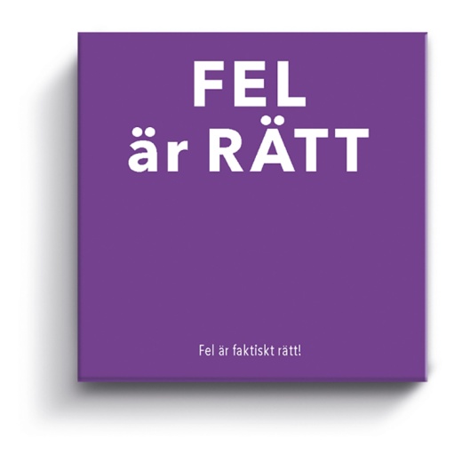 Gift Game: Fel är Rätt i gruppen SÄLLSKAPSSPEL / Familjespel hos Spelexperten (56537)