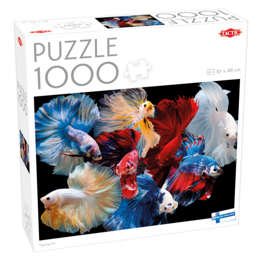 Tactic Pussel: Fighting Fish 1000 Bitar i gruppen PUSSEL / 1000 bitar hos Spelexperten (56627)