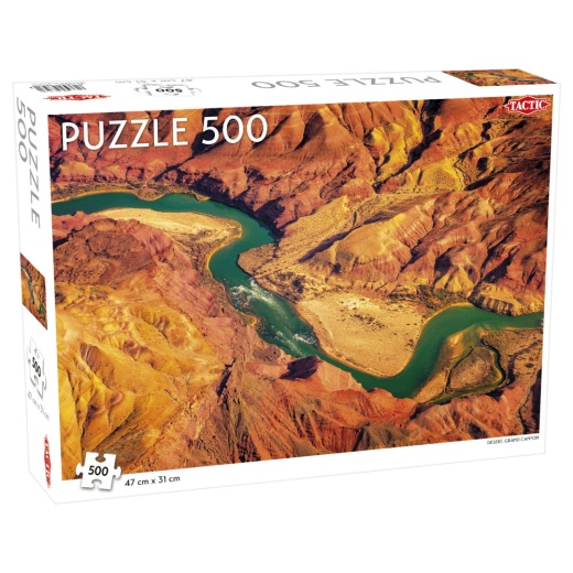 Tactic Pussel: Desert, Grand Canyon 500 bitar i gruppen PUSSEL / < 750 bitar hos Spelexperten (56741)