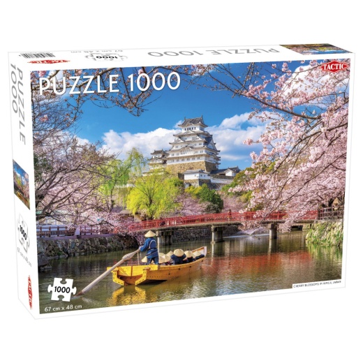 Tactic Pussel: Cherry Blossoms in Himeji, Japan 1000 bitar i gruppen PUSSEL / 1000 bitar hos Spelexperten (56751)