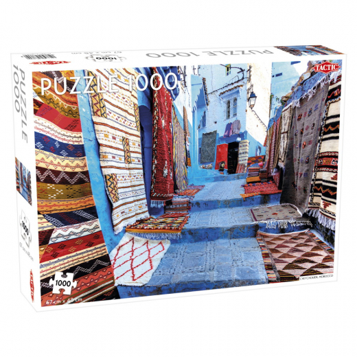 Tactic Pussel: Chefhouen, Marocco 1000 Bitar i gruppen PUSSEL / 1000 bitar hos Spelexperten (56753)
