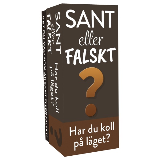 Sant eller Falskt i gruppen SÄLLSKAPSSPEL / Familjespel hos Spelexperten (56982)