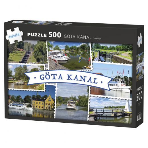 Kärnan Pussel: Göta Kanal 500 Bitar i gruppen PUSSEL / < 750 bitar hos Spelexperten (570039)