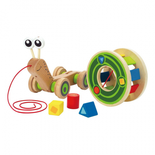 Hape Walk-A-Long Snigel i gruppen LEKSAKER / Barn & baby hos Spelexperten (5747)