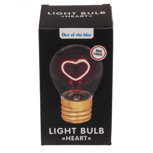 Lampa Light Bulb Heart i gruppen LEKSAKER / Inredning / Lampor hos Spelexperten (579875)