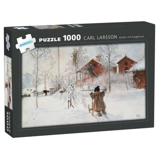 Kärnan Pussel: Carl Larsson - Gården och Brygghuset 1000 Bitar i gruppen PUSSEL / < 750 bitar hos Spelexperten (580060)