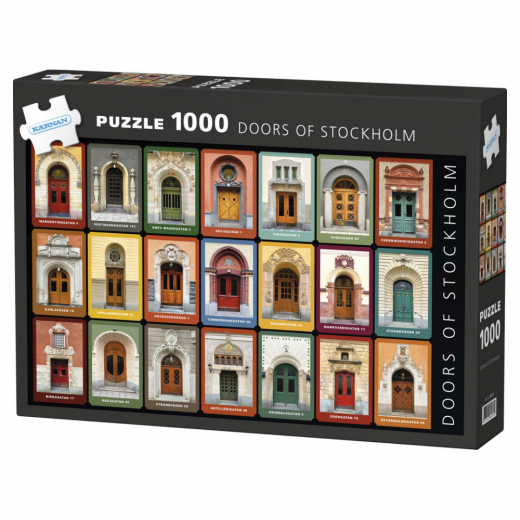 Kärnan Pussel: Doors of Stockholm 1000 Bitar i gruppen  hos Spelexperten (580076)
