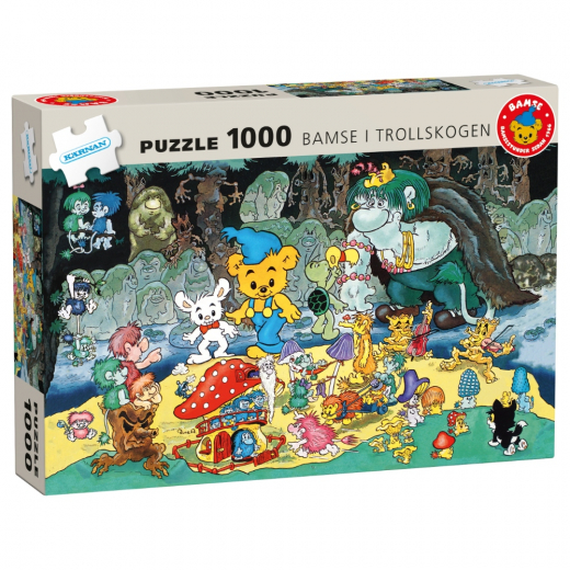 Kärnan Pussel: Bamse i Trollskogen 1000 Bitar i gruppen PUSSEL / 1000 bitar hos Spelexperten (580089)
