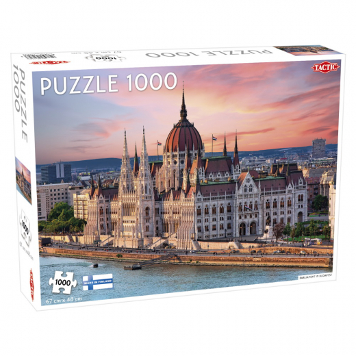 Tactic Pussel: Parliament in Budapest 1000 Bitar i gruppen PUSSEL / 1000 bitar hos Spelexperten (58260)