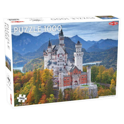 Tactic Pussel: Neuschwanstein Castle 1000 Bitar i gruppen PUSSEL / 1000 bitar hos Spelexperten (58261-)
