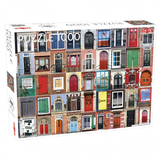 Tactic Pussel: Dutch Windows and Doors 1000 Bitar i gruppen PUSSEL / 1000 bitar hos Spelexperten (58264)