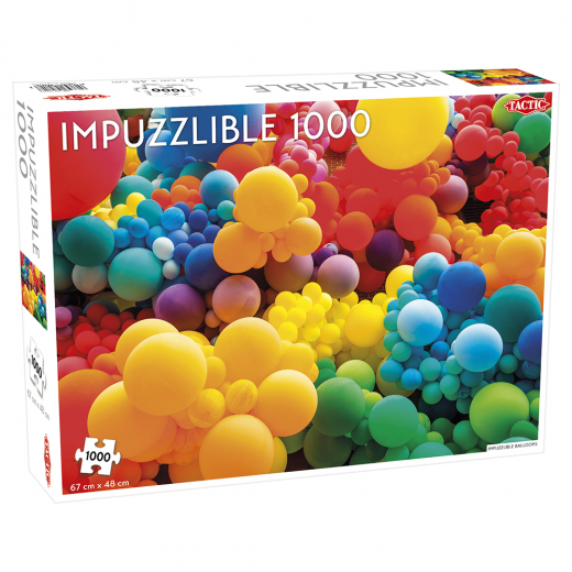 Tactic Pussel: Impuzzlible Balloons 1000 bitar i gruppen PUSSEL / 1000 bitar hos Spelexperten (58281)