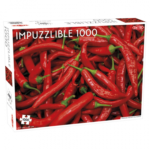 Tactic Pussel: Impuzzlible Red Hot Chili Peppers 1000 bitar i gruppen PUSSEL / 1000 bitar hos Spelexperten (58282)