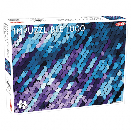 Tactic Pussel: Impuzzlible Sequins 1000 bitar i gruppen PUSSEL / 1000 bitar hos Spelexperten (58283)