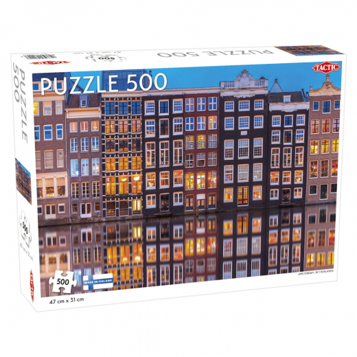Tactic Pussel: Amsterdam, Netherlands 500 Bitar i gruppen PUSSEL / < 750 bitar hos Spelexperten (58291)