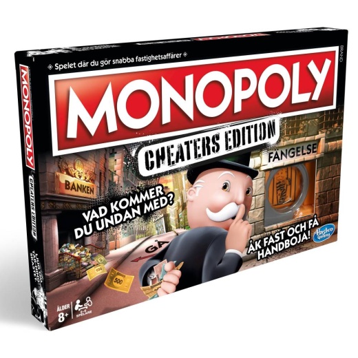Monopoly Cheaters Edition i gruppen SÄLLSKAPSSPEL / Familjespel hos Spelexperten (5845719)