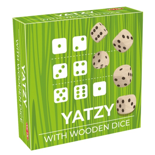 Yatzy med trätärningar i gruppen SÄLLSKAPSSPEL / Klassiska hos Spelexperten (58458)