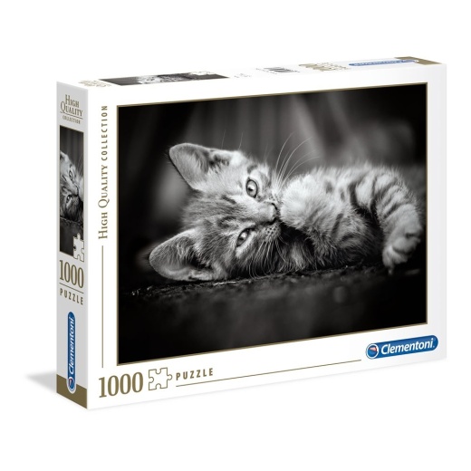 Clementoni Pussel: Kitty - 1000 Bitar i gruppen PUSSEL hos Spelexperten (5854126)