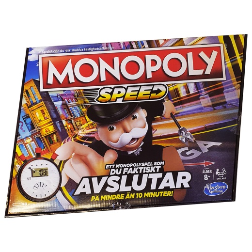 Monopoly Speed i gruppen SÄLLSKAPSSPEL / Familjespel hos Spelexperten (5856827)