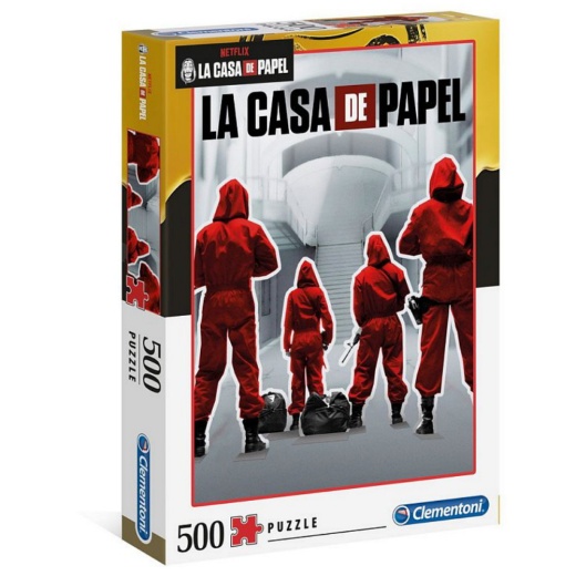 Clementoni Pussel - La Casa de Papel #3 500 Bitar i gruppen PUSSEL / < 750 bitar hos Spelexperten (5857746)