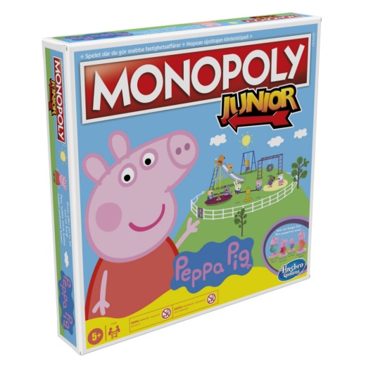 Monopol Junior - Greta Gris (Swe) i gruppen  hos Spelexperten (5857810)