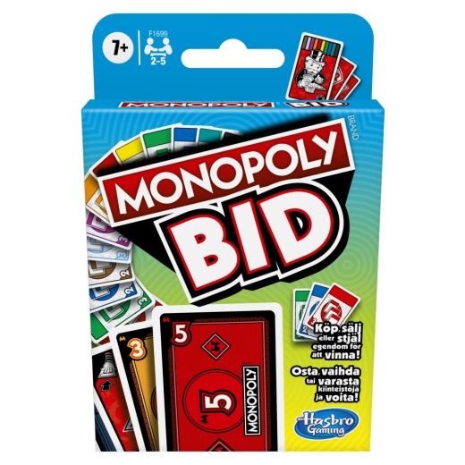 Monopoly Bid (Swe) i gruppen SÄLLSKAPSSPEL / Kortspel hos Spelexperten (5857887)