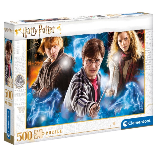 Clementoni Pussel: Harry, Ron & Hermione 500 Bitar i gruppen PUSSEL / 1000 bitar hos Spelexperten (5858021)