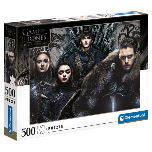 Clementoni Pussel: Game of Thrones - Iron Anniversary 500 Bitar i gruppen  hos Spelexperten (5858024)