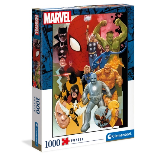 Clementoni Pussel: Marvel 80 1000 Bitar i gruppen PUSSEL / 1000 bitar hos Spelexperten (5858071)