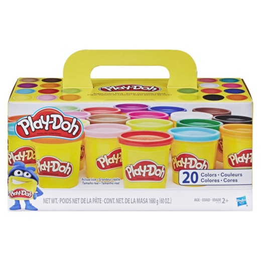 Play-Doh Super Color 20-Pack i gruppen LEKSAKER / Play-Doh hos Spelexperten (5858290)