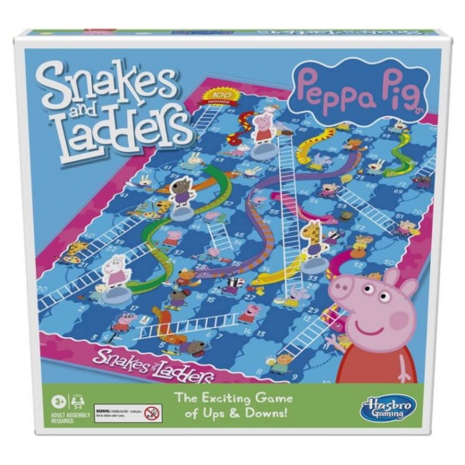 Snakes and Ladders - Greta Gris (Sve) i gruppen SÄLLSKAPSSPEL / Barnspel hos Spelexperten (5858363)