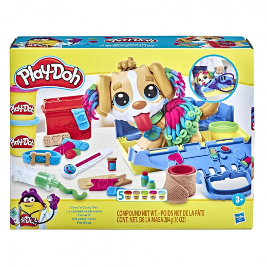 Play-Doh Care 'n Carry Vet i gruppen LEKSAKER / Play-Doh hos Spelexperten (5858866)