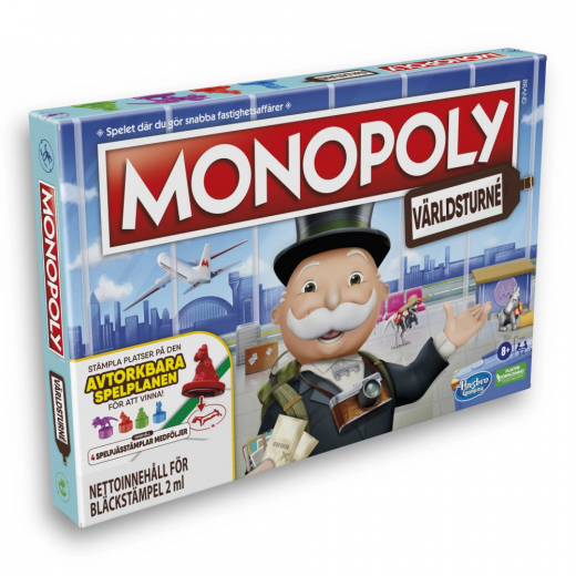 Monopoly - Världsturne i gruppen SÄLLSKAPSSPEL / Familjespel hos Spelexperten (5859540)